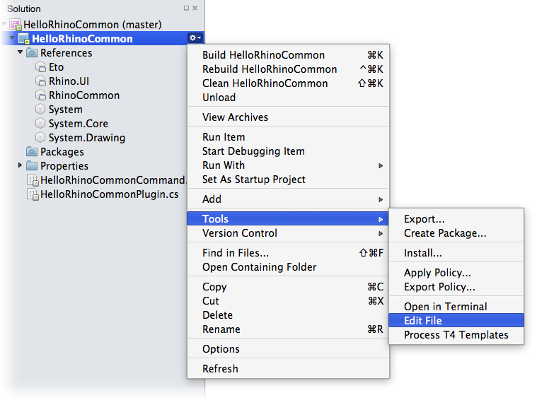 Visual studio debugger commands
